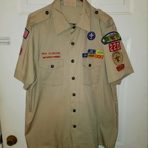 BSA Boy Scout Adult Uniform Shirt - Used Men's XL